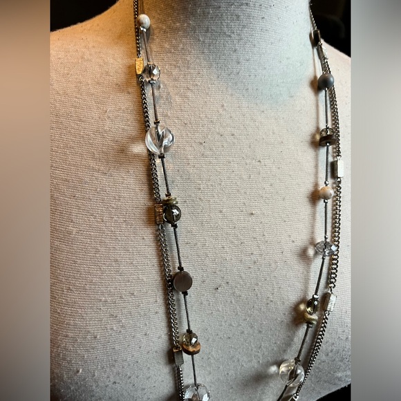 Vintage Loft double strand necklace - Picture 4 of 9